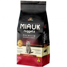 Ração Miauk Gatos puro Nuggets 1kg A Granel